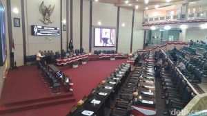 Gedung DPRD Medan Sepi Saat Gelar LKPj Tahun Anggaran 2023