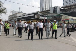 Dishub Sumut Bersama Ditlantas Polda Sumut Tinjau Kesiapan Arus Mudik di Stasiun Kereta Api dan Bandara