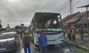 Bus Rombongan Sekolah Terbakar