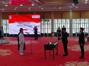 Charles Bantjin Resmi Dilantik Sebagai Pj Bupati Dairi