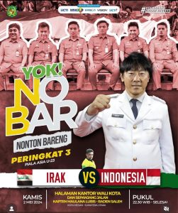 Salurkan Animo Masyarakat, Pemko Medan Kembali Gelar Nobar Timnas Indonesia U23