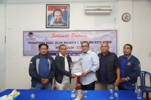 Mantap Maju Walkot Medan, Aulia Rachman Daftar ke NasDem