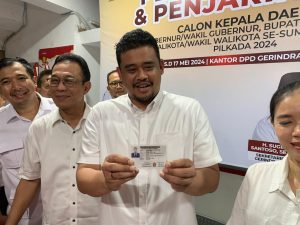 Datang ke Gerindra Sumut, Bobby Nasution Daftar Sebagai Kader dan Cagubsu