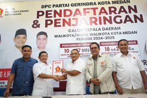 Surianto SH Daftar Calon Wakil Wali Kota ke Gerindra