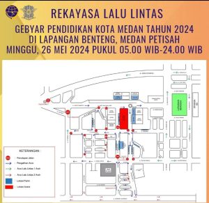 Ada Gebyar Pendidikan, Masyarakat Diimbau Hindari Seputaran Lapangan Benteng Besok