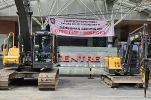 Tak Kunjung Bayar Pajak, Pemko Medan Siagakan Alat Berat Depan Mall Centre Point