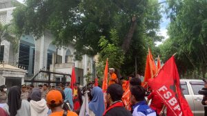 Demo Tolak Tapera, Partai Buruh Singgung Harga Beras Melambung Tinggi di Sumut