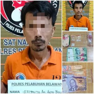 Dua Pengedar Narkoba di Tangkap Polisi di Paya Pasir