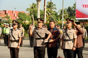 Kapolres Pelabuhan Belawan Pimpin Serah Terima Jabatan Kasat Intelkam dan Pelantikan Kasi Humas
