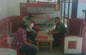 Anak Sempurna Pasaribu Buat Laporan ke Pomdam I Bukit Barisan