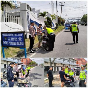 Hari Kedua Operasi Patuh Toba 2024, Polres Pelabuhan Belawan Tingkatkan Penindakan