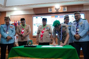 Bangun Generasi Unggul, Kwarcab Pramuka Medan Jalin Kerja Sama Dengan Malaysia dan Thailand