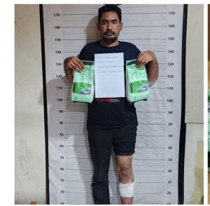 Mencoba Kabur, Kurir 2 Kg Sabu Ditembak Personel Polrestabes Medan