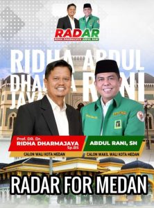 Koalisi PDIP Ubah Komposisi Cakada Medan, Abdul Rani Ditunjuk Dampingi Prof Ridha Dharmajaya