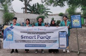 Mahasiswa UNIMED Ciptakan Aplikasi Smart ParQR untuk Parkir yang Lebih Nyaman dan Efisien