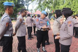 Propam Polres Langkat Laksanakan Gaktiblin Terhadap Personil Polwan