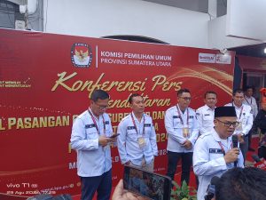 KPU Sumut Nyatakan Dokumen Paslon Cagubsu Edy-Hasan Lengkap dan Sah