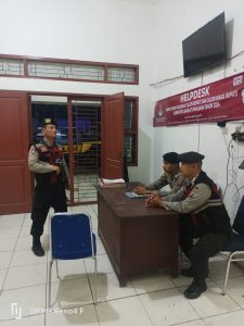 Jelang Pemilu 2024, Sat Samapta Polres Langkat Patroli Ke Kantor KPU Kabupaten Langkat