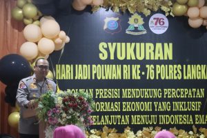Ini Pesan Kapolres Langkat Saat Hadiri Syukuran HUT Polwan ke 76 Tahun