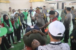 Polres Langkat Gelar Simulasi Pengamanan Cabor Sambo PON XXI Aceh – Sumut