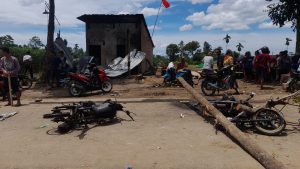 Komplotan Diduga Geng Motor Sweping Tanah Garapan Selambo, Seorang Warga Dibacok