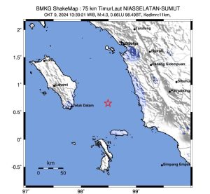 Gempa Magnitudo 4,0 Guncang Nias Selatan, BMKG: Akibat Aktivitas Megathrust