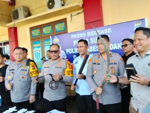 7 Anggota Geng Motor Ditangkap, 4 Diantaranya Masih Anak Dibawah Umur
