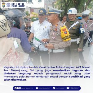 Wujudkan Gerakan Keselamatan Berlalu Lintas Lewat Razia Pajak Kendaraan Bermotor