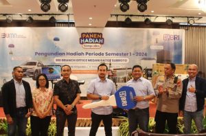 Panen Hadiah Simpedes Semester I Tahun 2024, Nasabah Unit Kapten Muslim Medan Raih 1 Unit Mobil