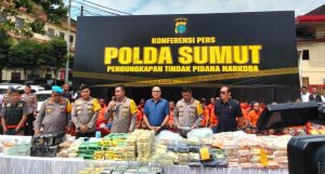 Tempo 1 Bulan Lebih, Polda Sumut Sita 396 Kilogram Sabu