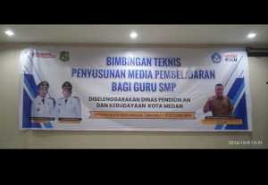 Dinas Pendidikan & Kebudayaan Kota Medan Gelar Bimtek, Terdapat Foto Calon Gubernur Sumut Bobby Nasution