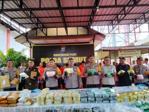 Tempo 60 Hari, Polda Sumut Bakar 201 Kilogram Sabu dan 40 Ribu Ekstasi