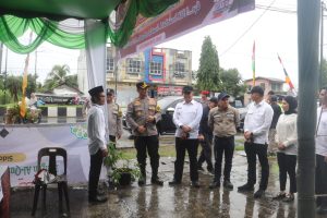 Pastikan Pesta Demokrasi Aman, Kapolres Langkat Cek Langsung Keamanan di TPS