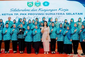 Kahiyang Ayu Dampingi Pj Ketua TP PKK Sumut Terima Kunker TP PKK Sumsel