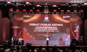KPU Sumut Gelar Debat Ketiga Paslon Gubsu & Wagubsu di Tiara Convention Center