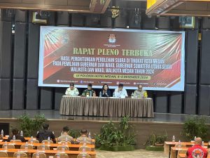 KPU Kota Medan Mulai Rekapitulasi Suara Pilkada Serentak 2024