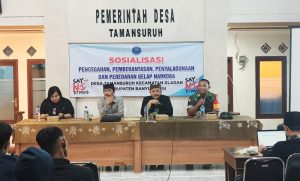 Edukasi Anti Narkoba di Desa Tamansuruh Sambut Akhir Tahun Dengan Giat Positif