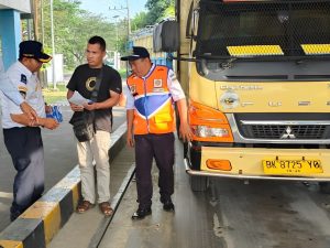 Sambut Nataru, Dishub Sumut Bersama BPTD Sosialisasikan Pembatasan Kendaraan Angkutan Barang