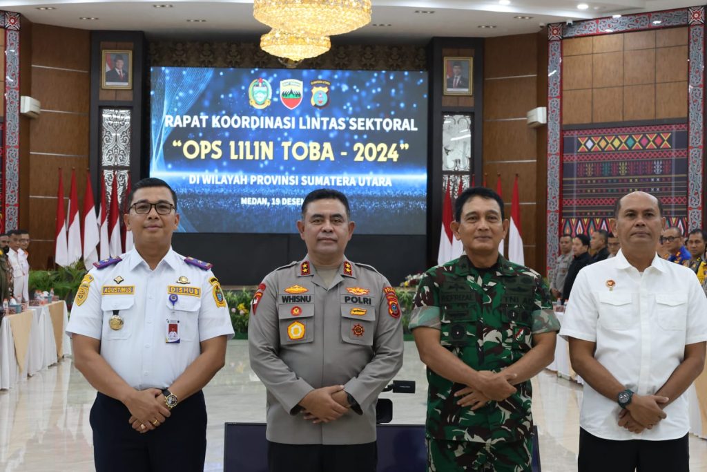 Gelar Rakor Lintas Sektoral, Polda Sumut, Kodam I/BB dan Pemprov Pastikan Kesiapan Mudik Nataru