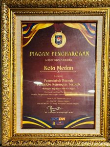Pemko Medan Raih Penghargaan Terbaik Tingkat Nasional Sektor Pengelolaan Keuangan Daerah