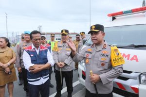 Kapolda Sumut Tinjau Kesiapan Pos PAM Sinaksak Kabupaten Simalungun