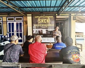 Soal Galian C di Dusun Paras Putih, Kapolsek Wongsorejo Koordinasi Dengan Polresta Banyuwangi