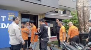 Polrestabes Medan Geledah Gudang Penyimpanan Hasil Curian Kendaraan Bermotor