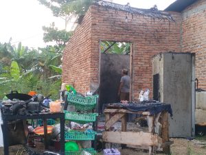 Rumah Warga di Desa Tanjung Ibus Ludes Terbakar, Korban Berharap Uluran Tangan