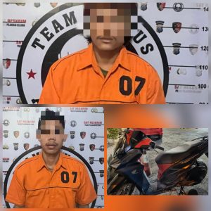 Dua Pelaku Begal Sadis Ditangkap Satreskrim Polres Pelabuhan Belawan