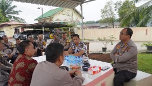 Kapolres dan Ketua Bhayangkari Cabang Polres Langkat Gelar Kunker ke Polsek Pangkalan Susu