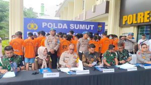 Polrestabes Medan Ringkus 76 Tersangka Narkoba Selama Januari 2025