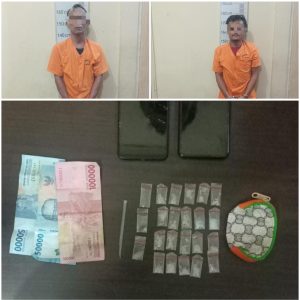 Dua Pengedar Narkoba Ditangkap Satres Narkoba Polres Langkat