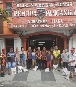 Perayaan Imlek, MPW PP Sumut Berbagi Kepada Warga Tionghoa Pra Sejahtera