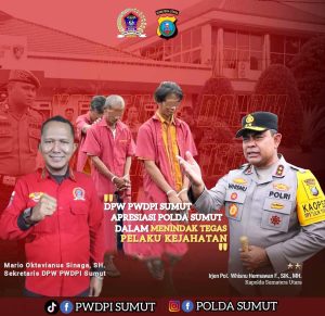 PWDPI Sumut Apresiasi Komitmen Polda Sumut Berantas Narkoba di Awal Tahun 2025